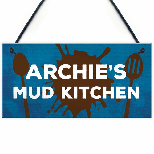 Personalised hanging mud - personalised,