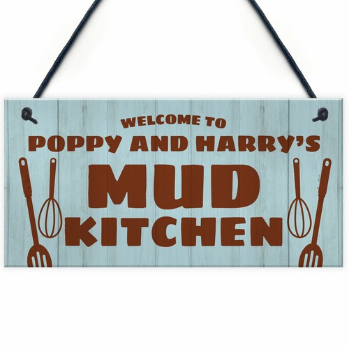 Mud kitchen personalised - mud,