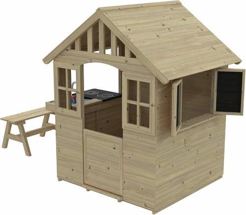 Wooden kids cottage playhouse - cottage,